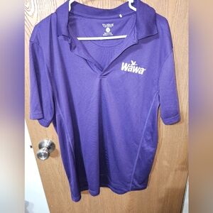 Wawa Size Large purple polo
